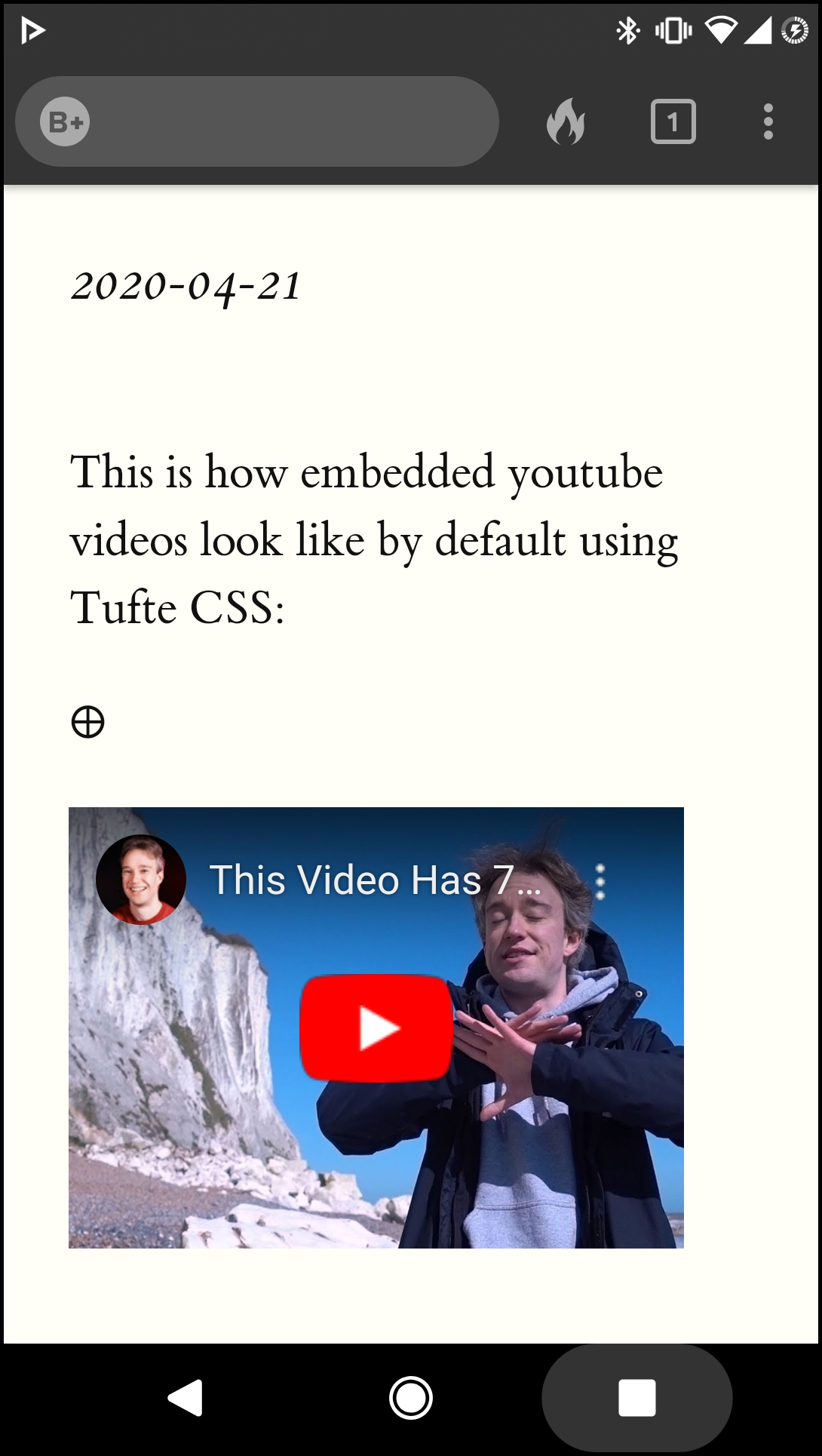 Awful YouTube Embeddig